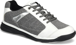 Dexter Men's Wyoming Light Grey/White Knit Bowling Shoes