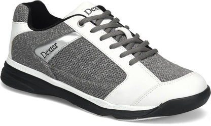 Dexter Men's Wyoming Light Grey/White Knit Bowling Shoes