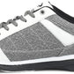 Dexter Men's Wyoming Light Grey/White Knit Bowling Shoes Instep