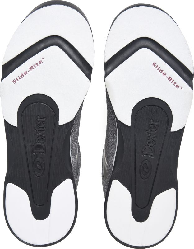 Dexter Men's Wyoming Light Grey/White Knit Bowling Shoes Outsoles