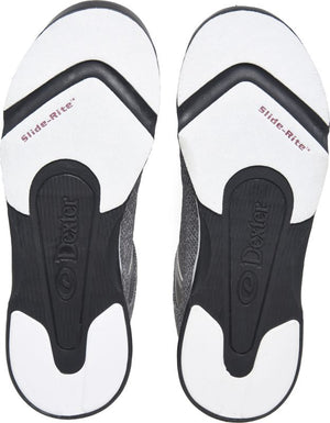 Dexter Men's Wyoming Light Grey/White Knit Bowling Shoes Outsoles