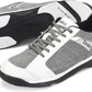 Dexter Men's Wyoming Light Grey/White Knit Bowling Shoes Set Up