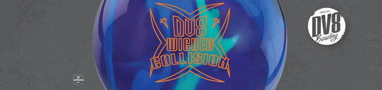DV8 Wicked Collision Bowling Ball Banner