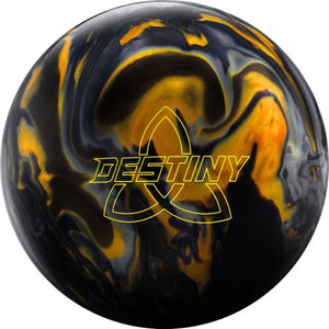 Ebonite Destiny Hybrid Black/Gold/Silver Bowling Ball