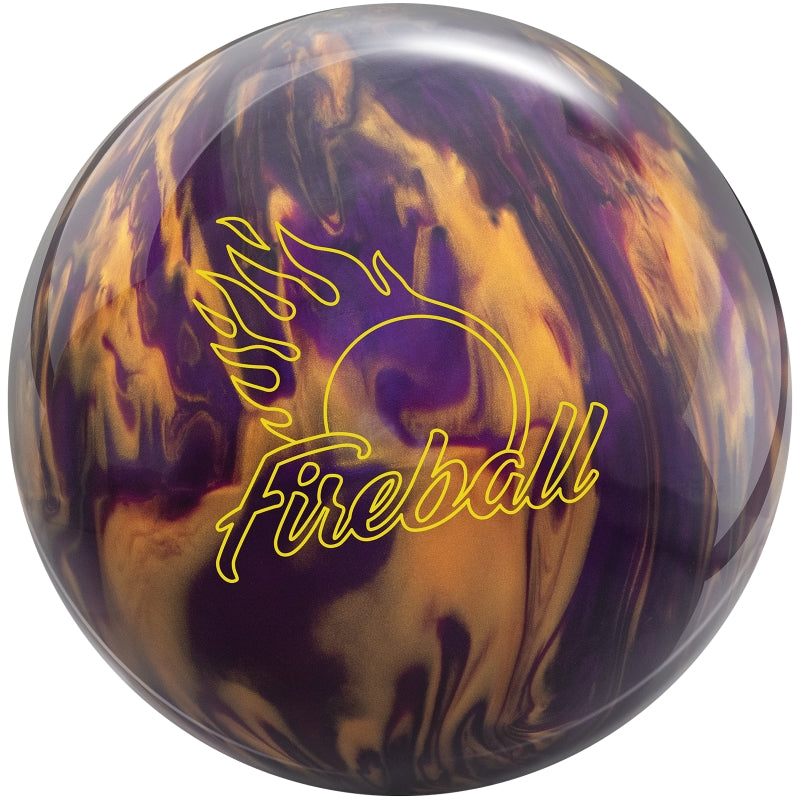 Ebonite Fireball Purple/Gold Pearl Bowling Ball