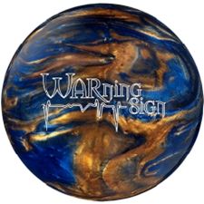 Ebonite Warning Sign Bowling Ball