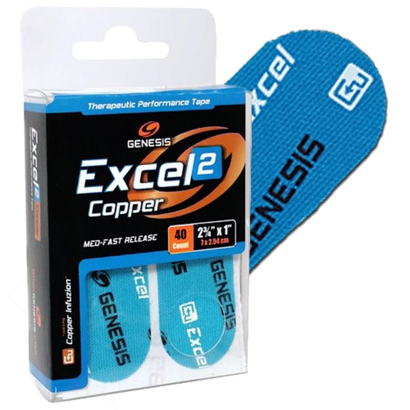 Genesis Excel 2 Copper Performance Tape Blue 40 pcs