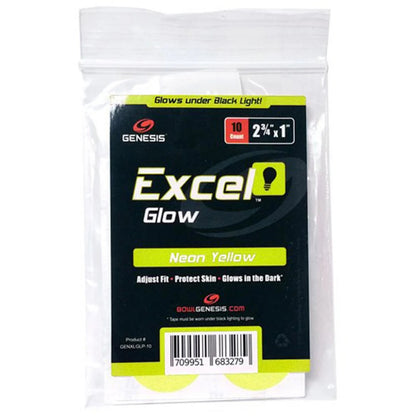 Genesis Excel Glow Neon Yellow Tape 10 pcs