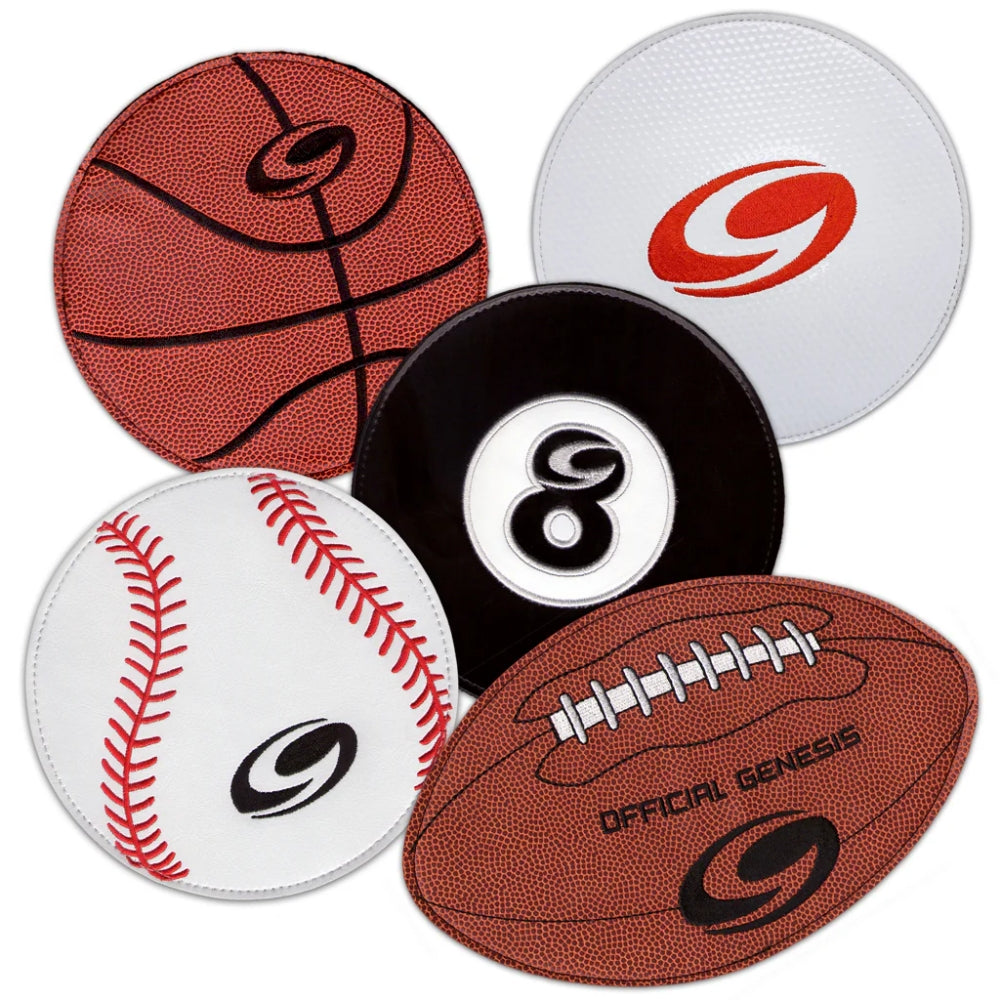 Genesis Pure Pad Sport Leather Bowling Towel All Balls