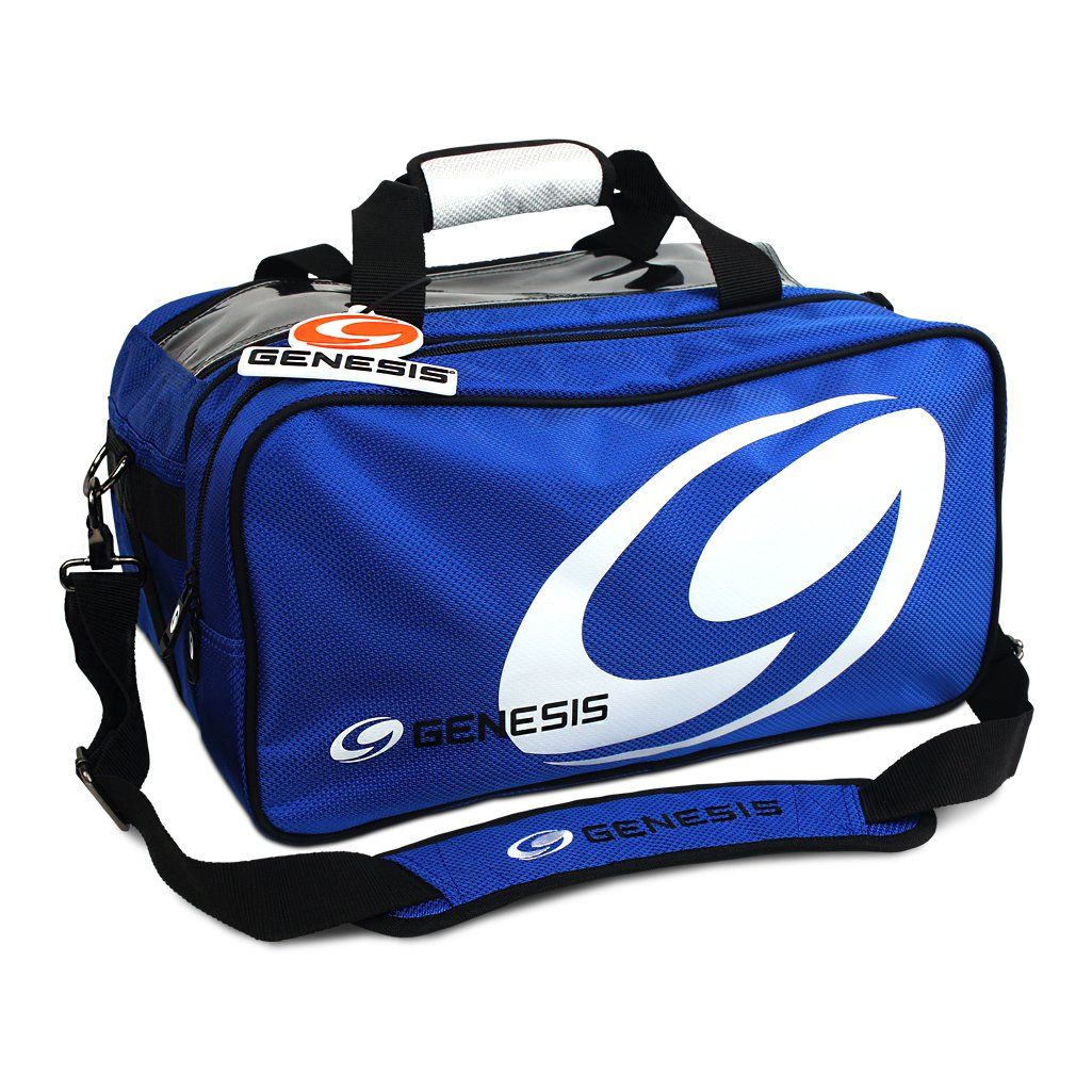 Genesis Sport 2 Ball Tote Bowling Bag Blue