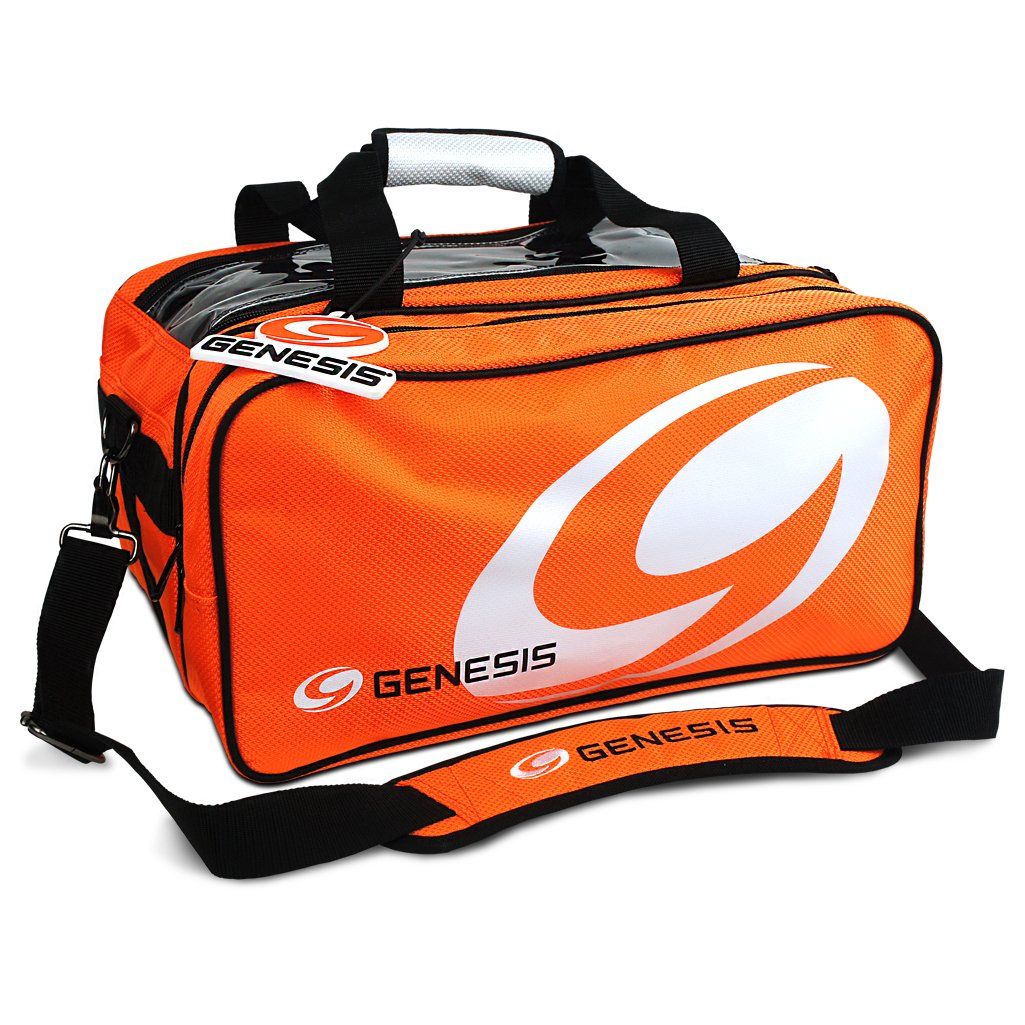 Genesis Sport 2 Ball Tote Bowling Bag Orange