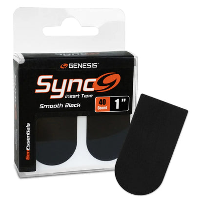 Genesis Sync Black 1 Inch Insert Tape 40 Pcs