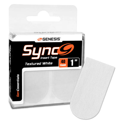 Genesis Sync White 1 Inch Insert Tape 40 Pcs