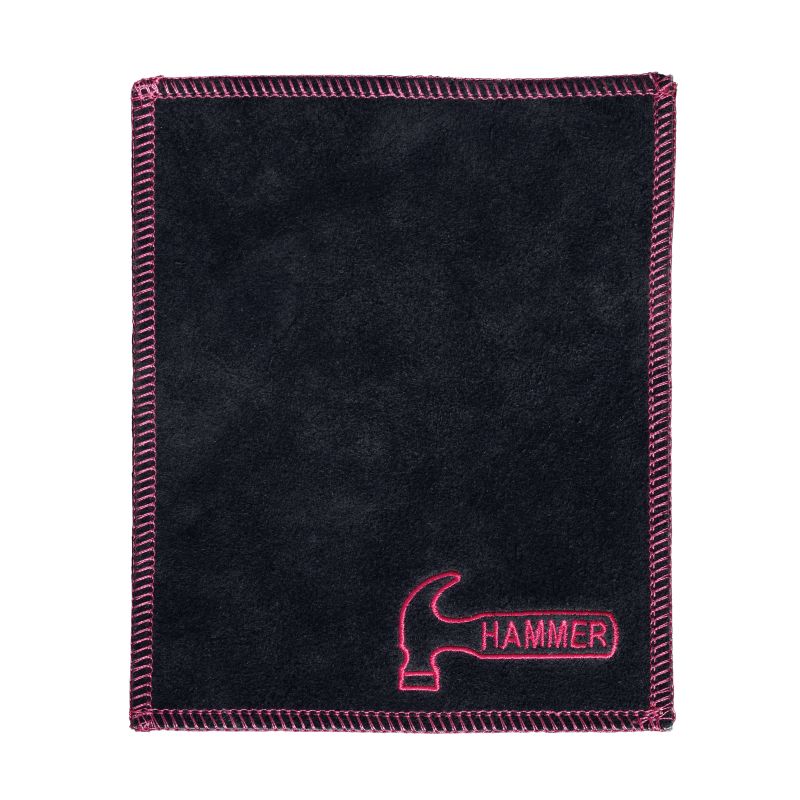 Hammer Black/Pink Shammy Pad Bowling Towel