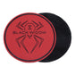 Hammer Black Widow Rubber Shammy Pad Bowling Towel Red Both Sides Shown