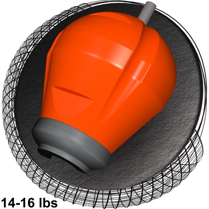 Hammer Hazmat Hybrid Bowling Ball Core 14-16 lbs