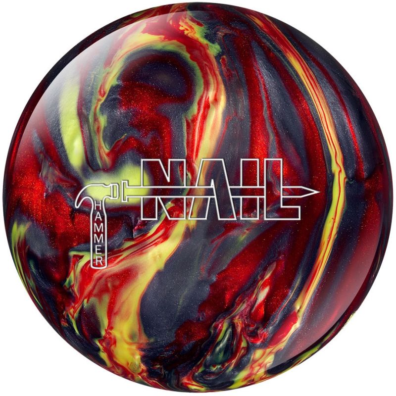 Hammer Nail Smoke & Fire Bowling Ball