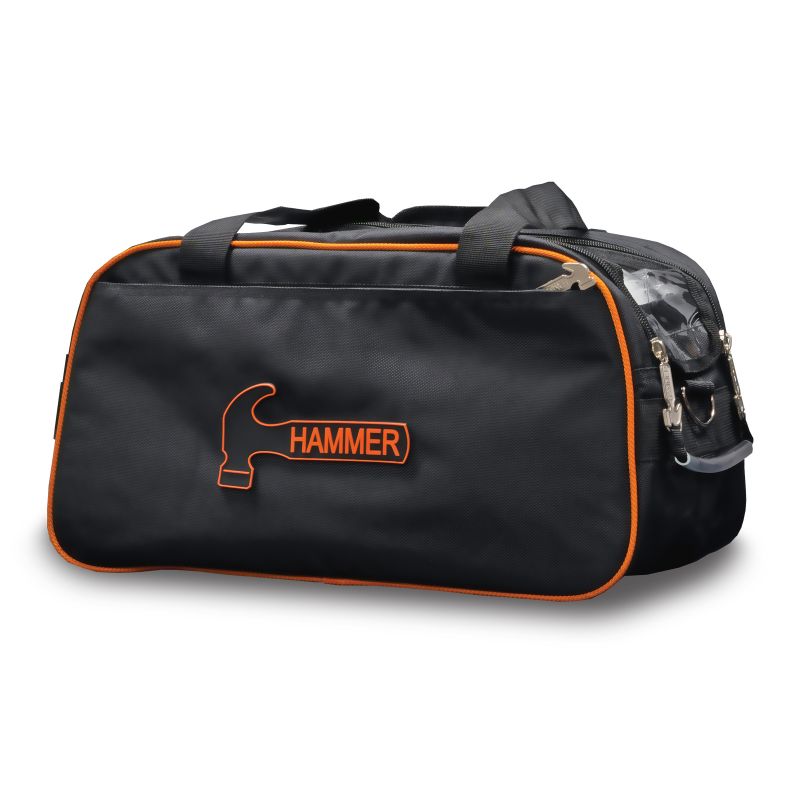 Hammer Premium 2 Ball Tote Bowling Bag Black/Orange