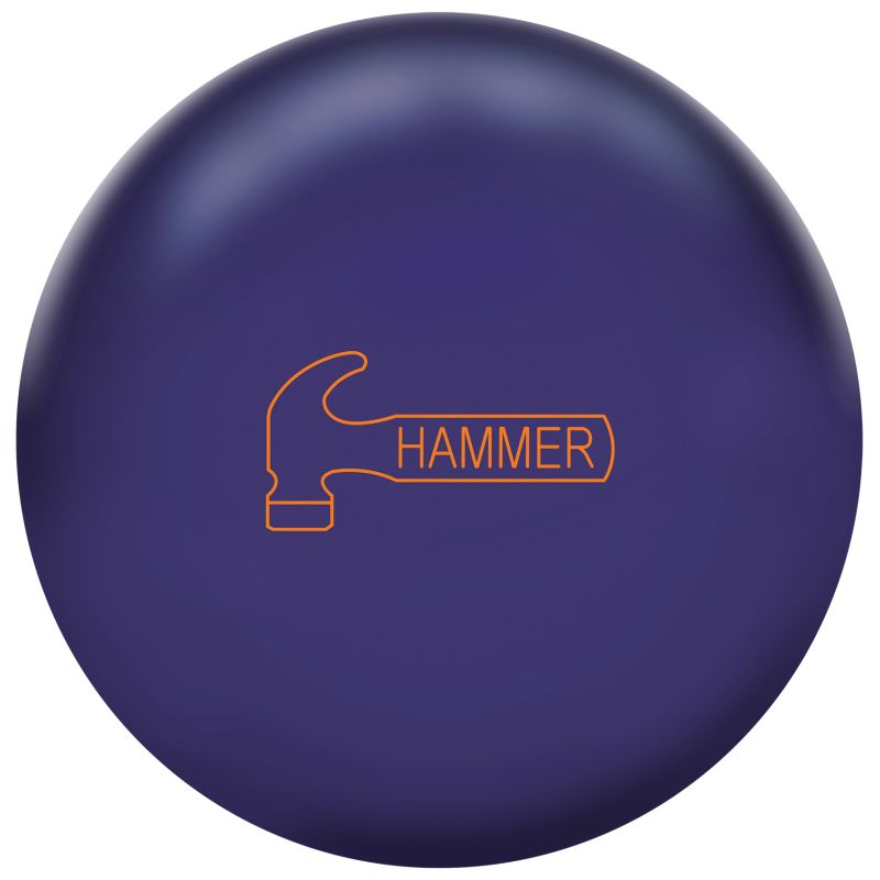 Hammer Purple Solid Reactive Bowling Ball Logo