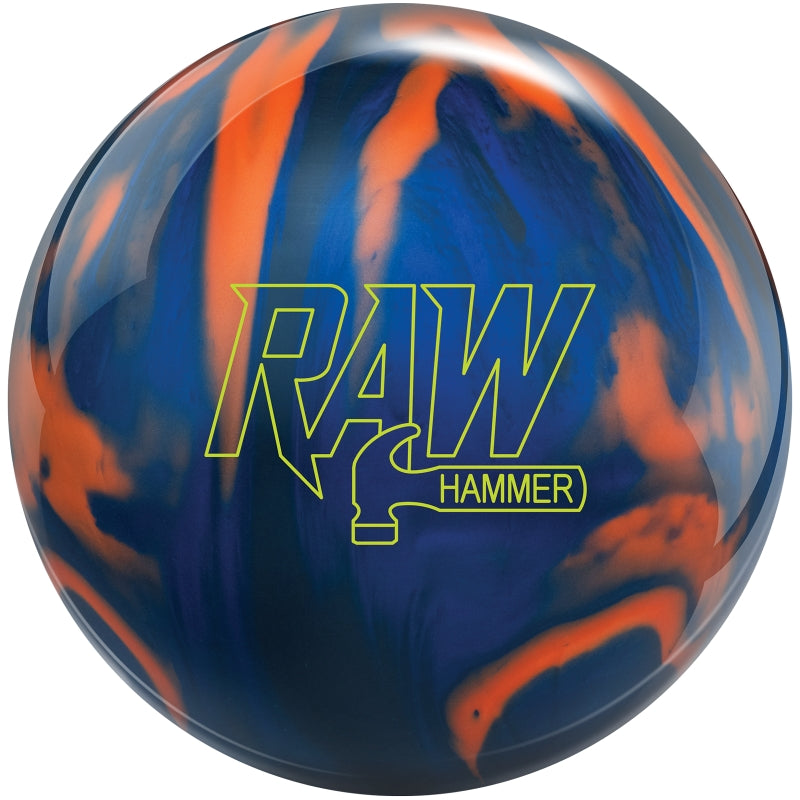 Hammer Raw Hammer Blue/Black/Orange Hybrid Reactive Bowling Ball