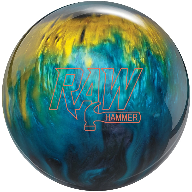 Raw Hammer Smoke/Blue/Gold Bowling Ball