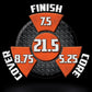Hammer Raw Hammer Orange/Black Hybrid Bowling Ball FCC Rating