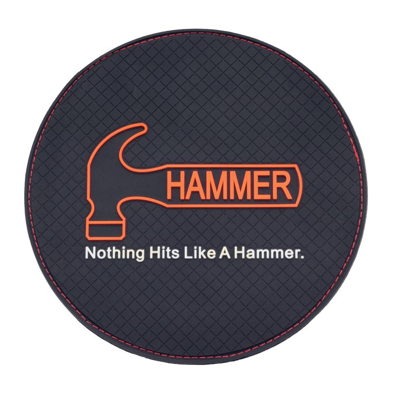 Hammer Black/Orange Rubber Shammy Pad Bowling Towel
