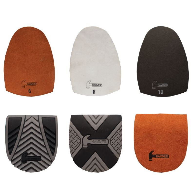 Hammer Men's Fierce Black Bowling Shoes Soles & Heels Included