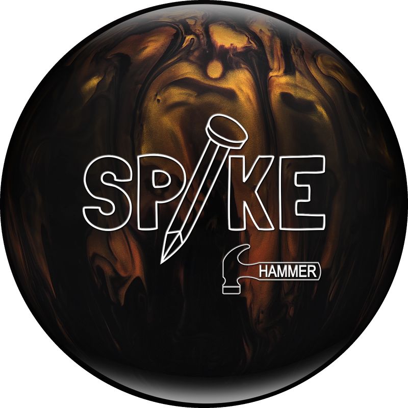 Hammer Spike Black/Gold Bowling Ball