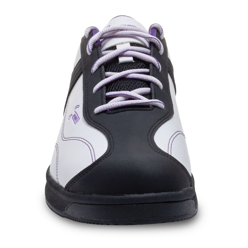 Hammer Women's Destiny Black/White/Purple Right Hand Bowling Shoes Toe