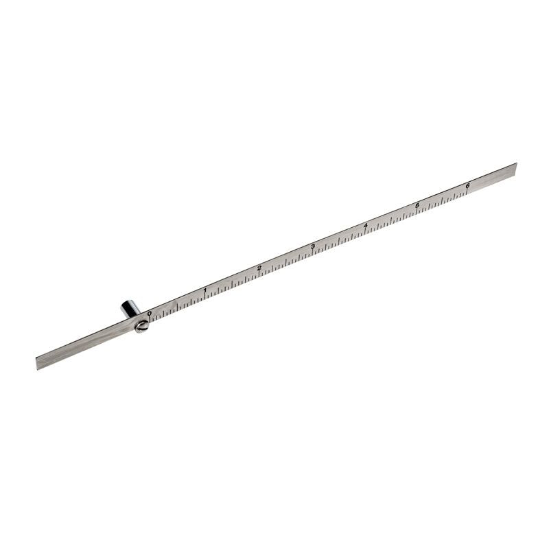 Innovative 6" Metal Span Ruler With Stud