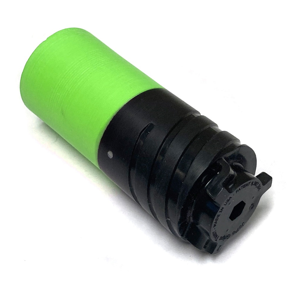 JoPo Grips Twist Inner Sleeve With 1 3/8"Thumb Slug Black/Green