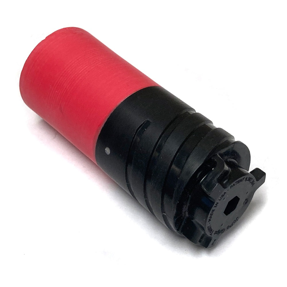 JoPo Grips Twist Inner Sleeve With 1 3/8"Thumb Slug Black/Red