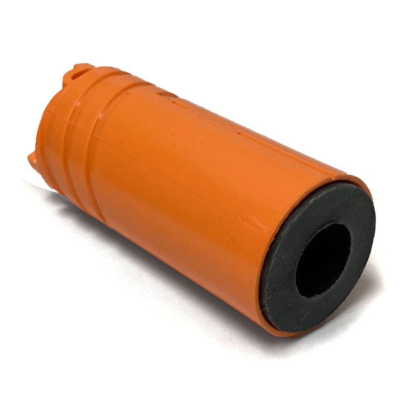 JoPo Grips Twist Inner Sleeve With 1 1/4" Thumb Slug Orange/Black