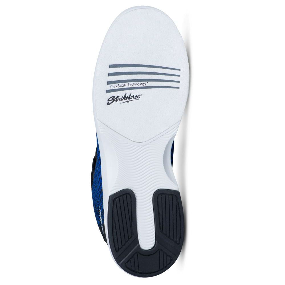 KR Strikeforce Men's Aviator Black/Blue Bowling Shoes Outsole