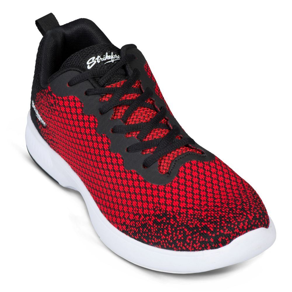 KR Strikeforce Men's Aviator Red/Black Bowling Shoes