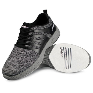 KR Strikeforce Men's Commander Charcoal Bowling Shoes Set Up 2