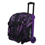 KR Strikeforce Cruiser Scratch 2 Ball Roller Bowling Bag, Purple