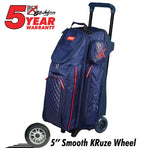 KR Strikeforce Diamond 3 Ball Roller Bowling Bag Navy