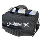 KR Strikeforce Fast 2 Ball Tote Bowling Bag With Shoes Black