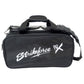 KR Strikeforce Fast 2 Ball Tote Bowling Bag With Shoes Black Side View