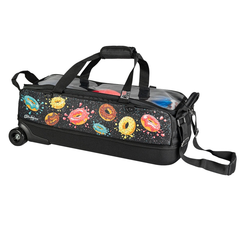 KR Strikeforce Fast Slim 3 Ball Tote Donuts Bowling Bag