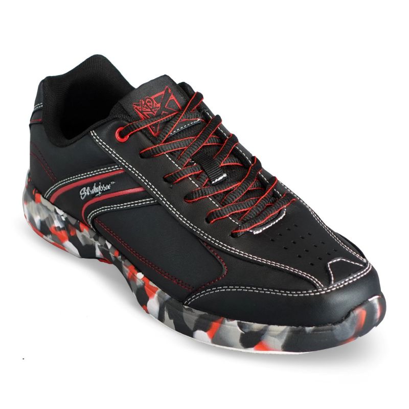 KR Flyer Lite Black/Red Camo Men's Bowling Shoes