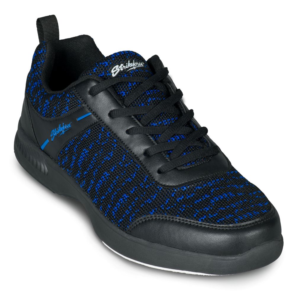 KR Strikeforce Men's Flyer Mesh Lite Bowling Shoes Black/Royal