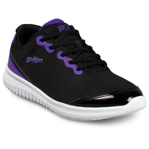 KR Strikeforce Women's Glitz Bowling Shoes Black/Purple