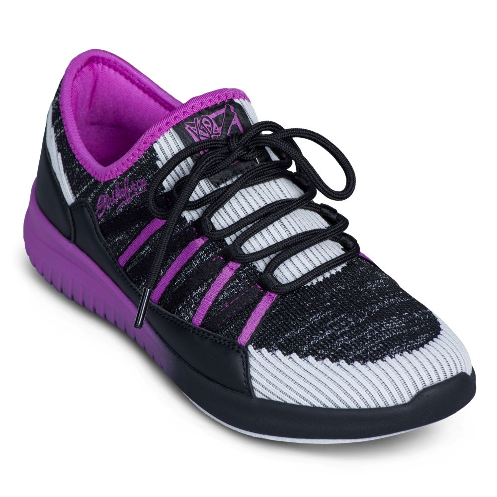 KR Strikeforce Women's Jazz Black/Purple Bowling Shoes
