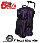 KR Strikeforce Konvoy 3 Ball Roller Bowling Bag Black/Purple