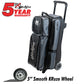 KR Strikeforce Konvoy 3 Ball Roller Bowling Bag Black/Smoke