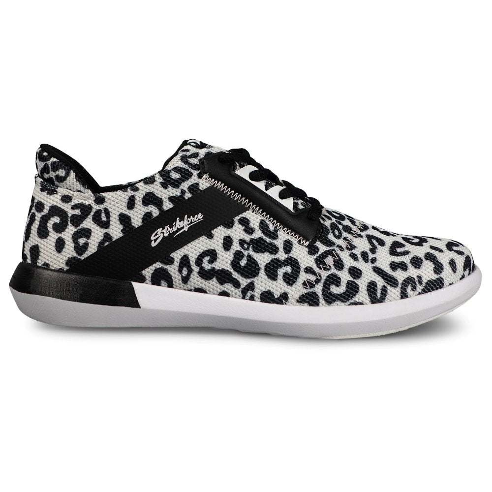 KR Strikeforce Lux Leopard Women's Bowling Shoes Lateral