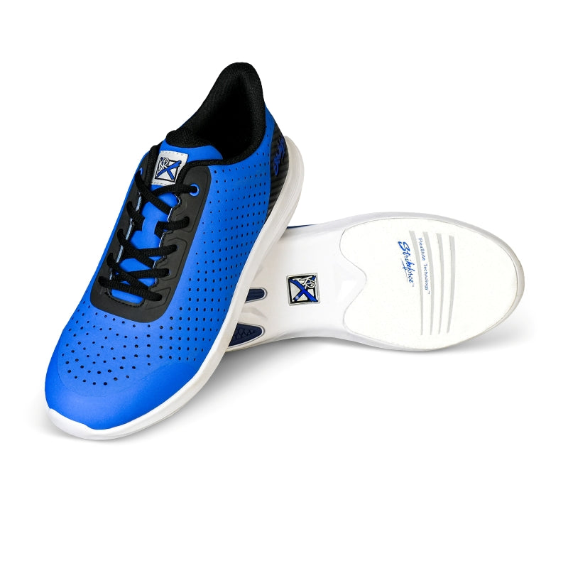 KR Arrow Blue Men's Bowling Shoes Set Up 2